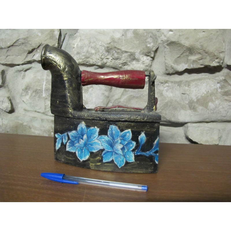 Plancha antigua de chimenea decorada vintage